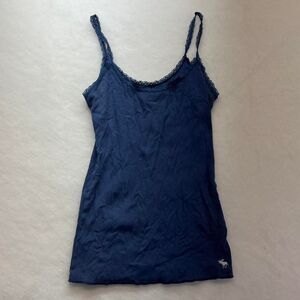 Abercrombie-fitch Women's Blue and Navy Vest